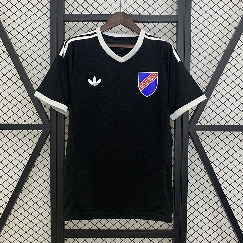Colo Colo 25/26 Colo Colo 100th Anniversary Black S-4XL
