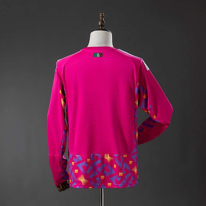 Messico Mexico 2026 Goalkeeper Long-Sleeve Jersey S-4XL 2