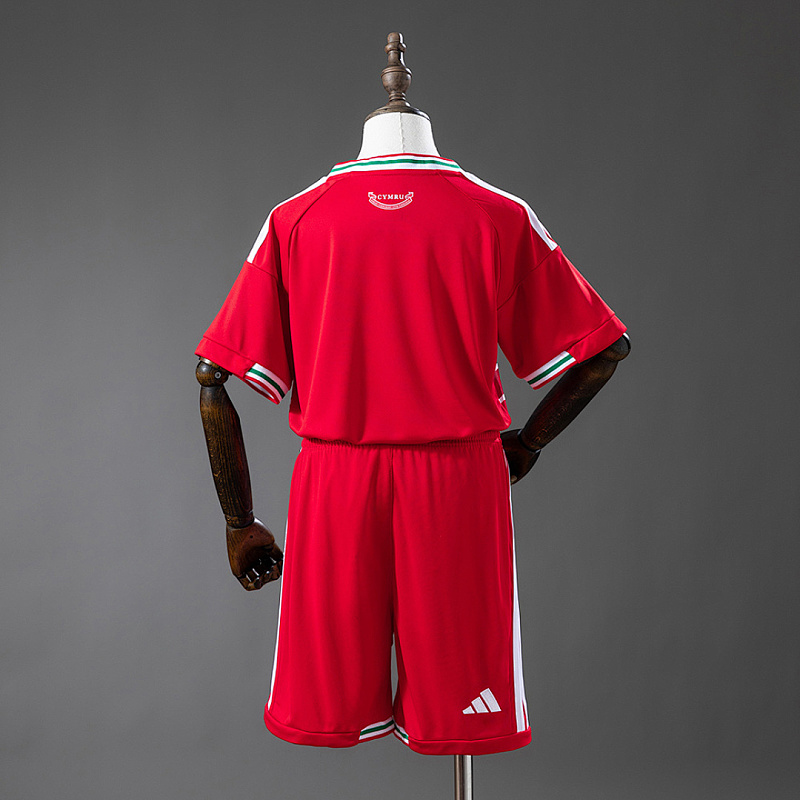 Galles Wales 2026 Home Kids Kit Jersey Size 16-28 2