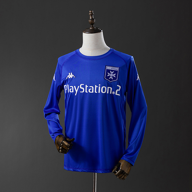 Auxerre Long Auxerre 03/04 Away Long Sleeve Retro Jersey S-XXL