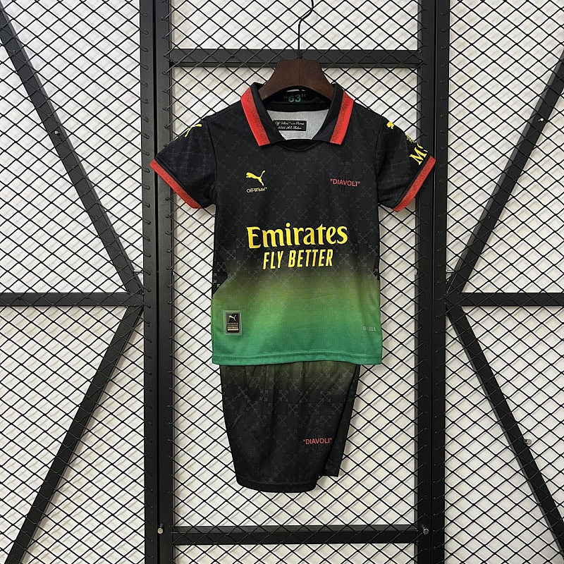 Milan 25/26 kids AC Milan Co-Branded Edition Jersey 16-28