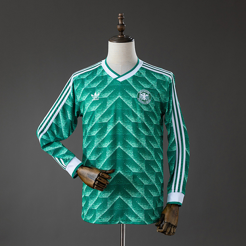 Germania Germany 90/91 Away Retro Long Sleeve Jersey S-XXL