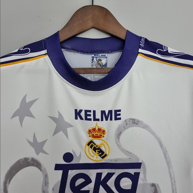 Real Madrid Retro 97-98 Real Madrid Champions League 7 Champions Commemorative Edition S-XXL 2