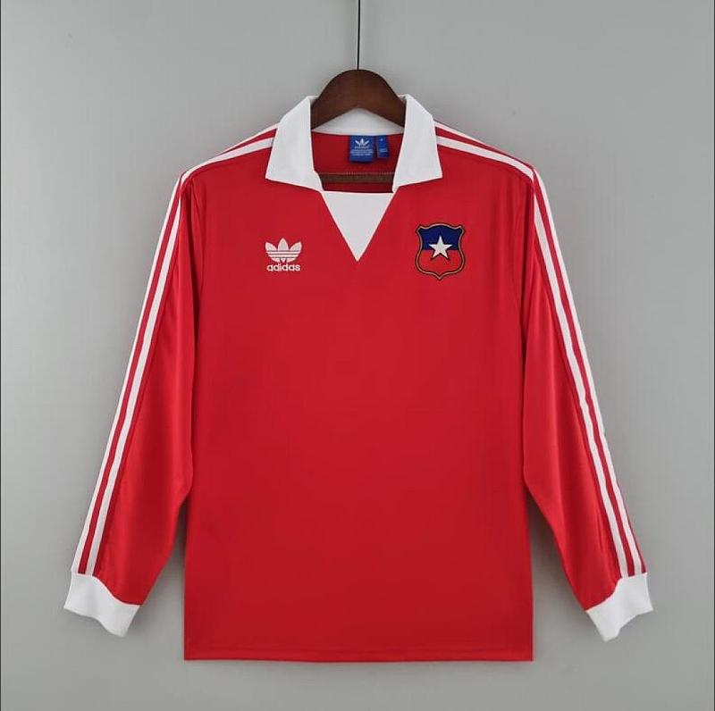 chile 1982 Retro chile 1982 long sleeve home S-XXL