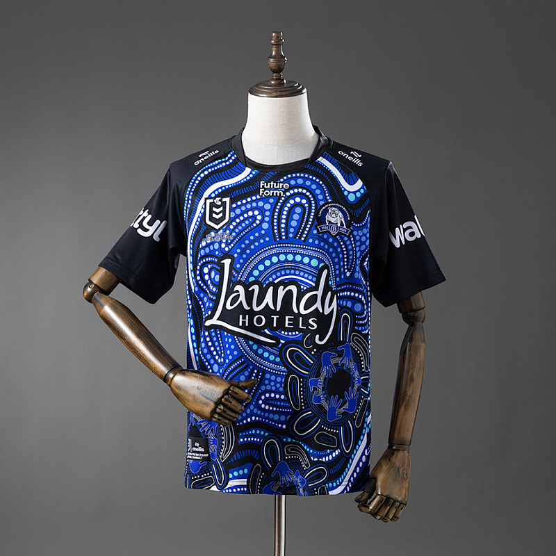 NRL Canterbury-Bankstown NRL Canterbury-Bankstown Bulldogs 2025 Indigenous Jersey S-5XL