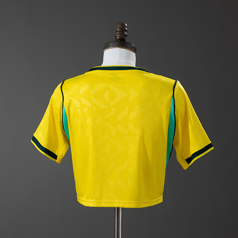 Brasile Brazil 2026 Home Women's crop top style Jersey S-XXL 2