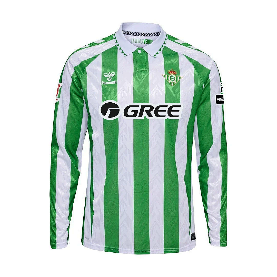 Real Betis 24/25 Long Sleeve Real Betis Home S-XXL 7