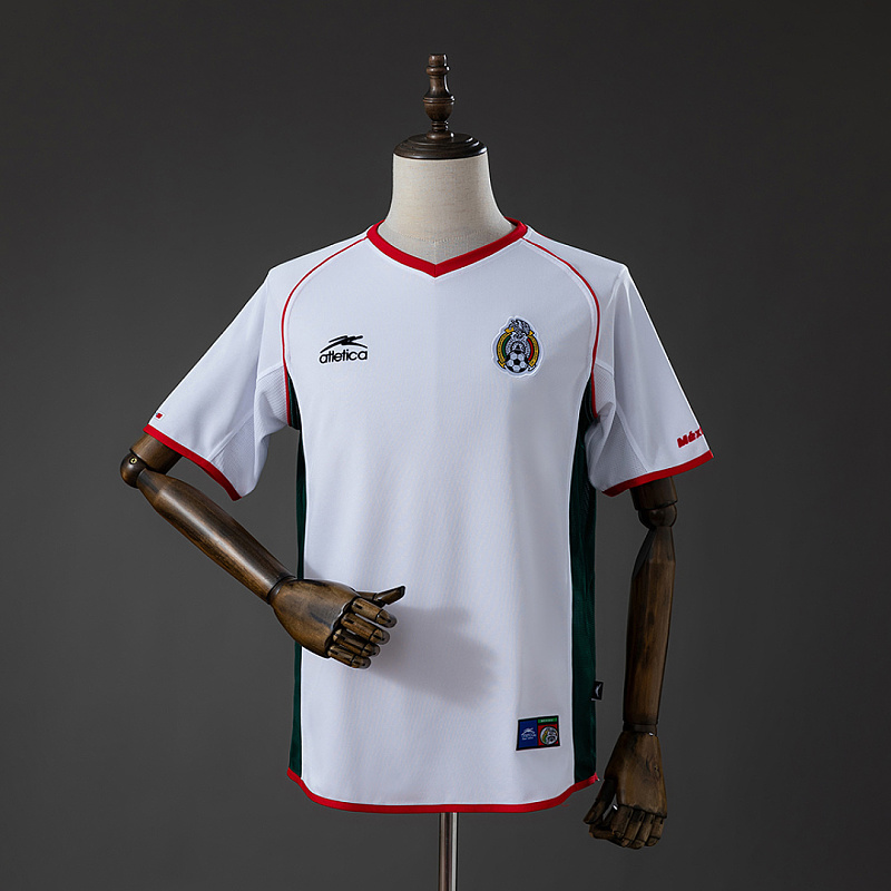 Messico Mexico 2002 Away Retro Jersey S-XXL