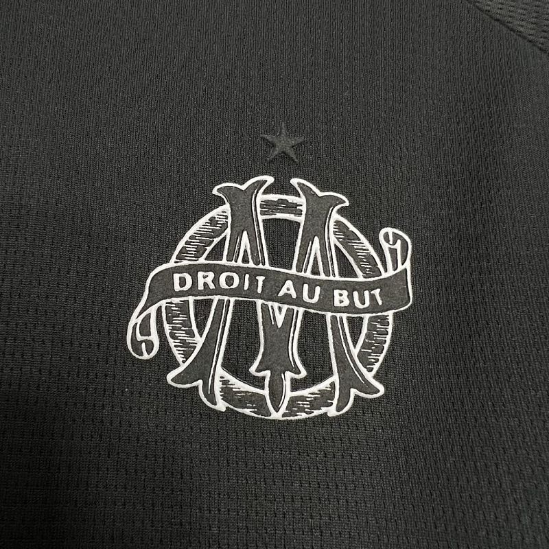 Marseille Olympique de Marseille 125th Anniversary Black Jersey S-XXXXL 4