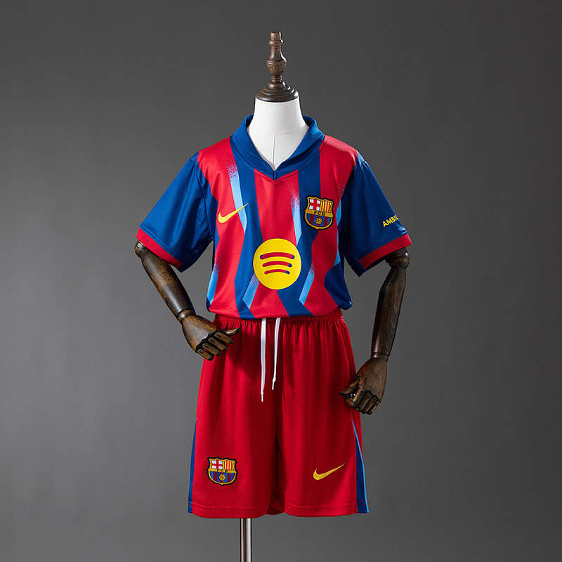 Barcelona Barcelona 25/26 Fourth Away Kids Kit Jersey SIZE 16-28