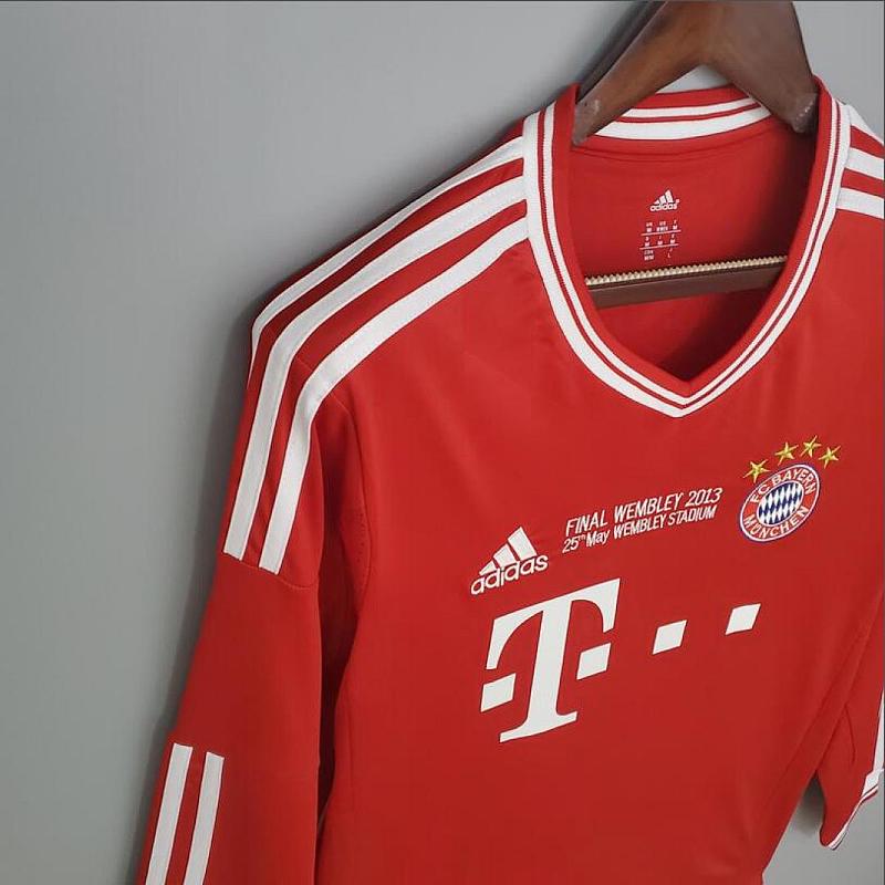 Bayern Munich Retro long sleeve Bayern Munich 13/14 Champions League home S-XXL 6