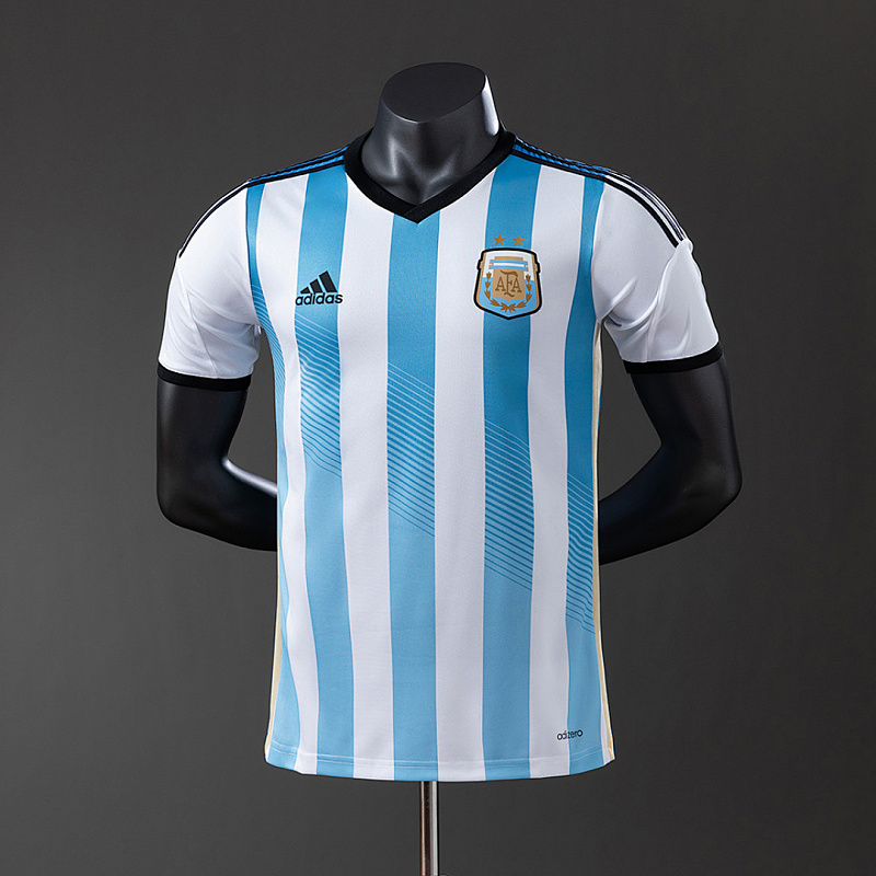 Argentina Argentina 2014 Home Player Retro Jersey S-3XL