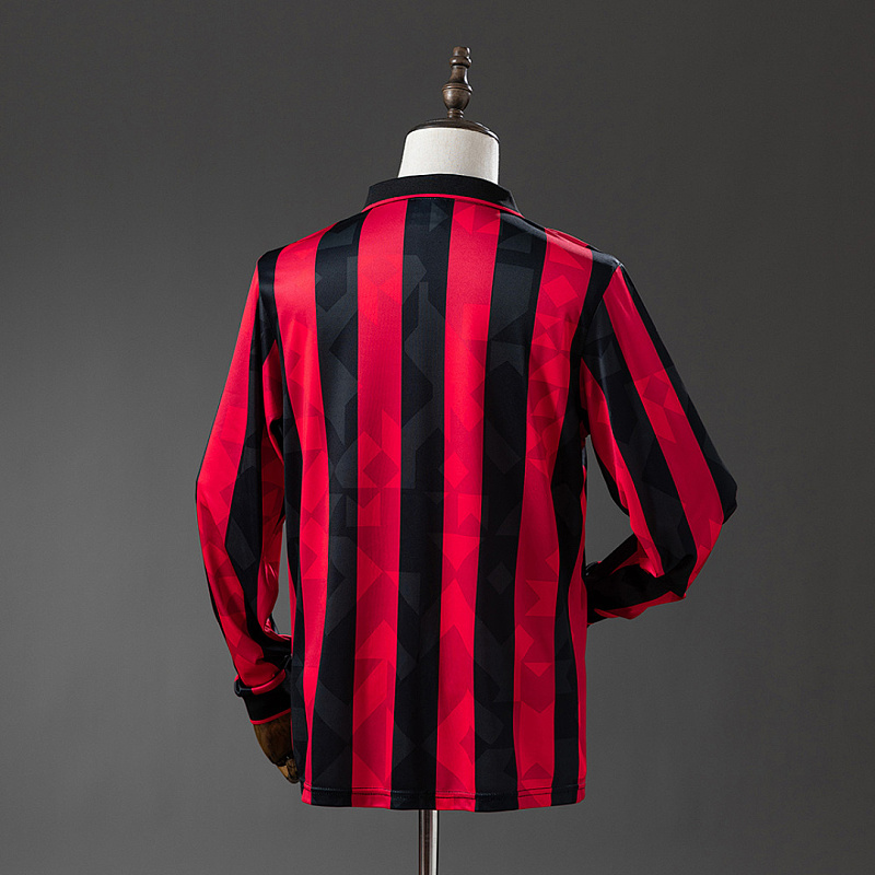 Milan AC Milan 93/94 Home Long Sleeve S-XXL 2