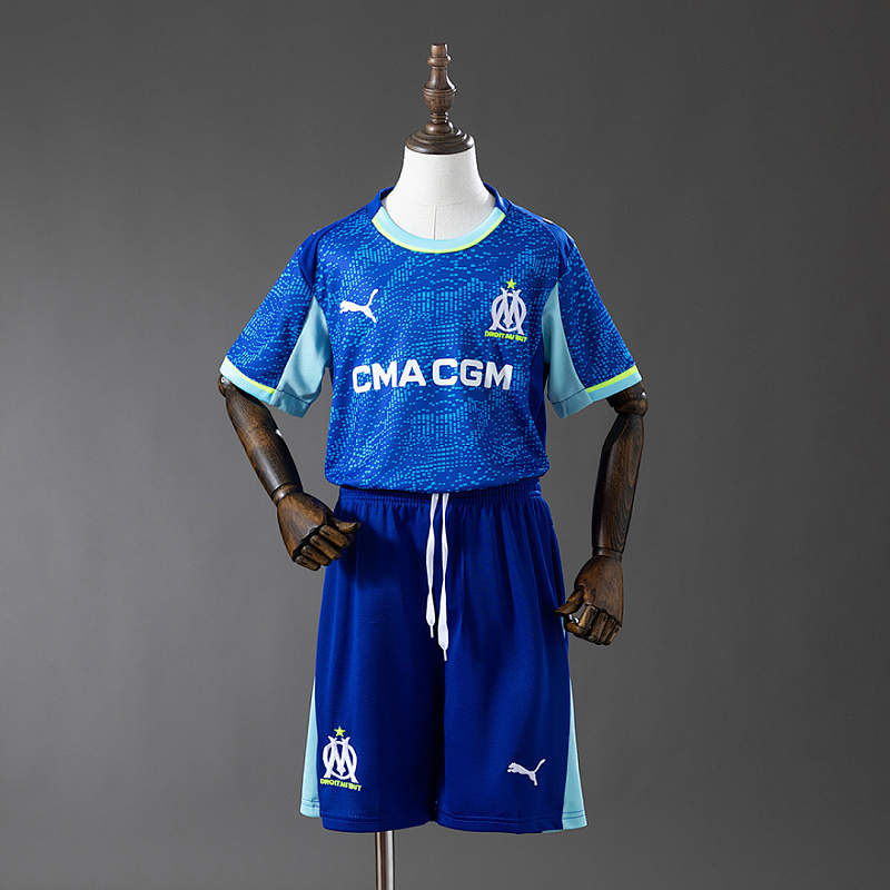 Marseille Marseille 25/26 Third Away Kids Kit Jersey SIZE 16-28