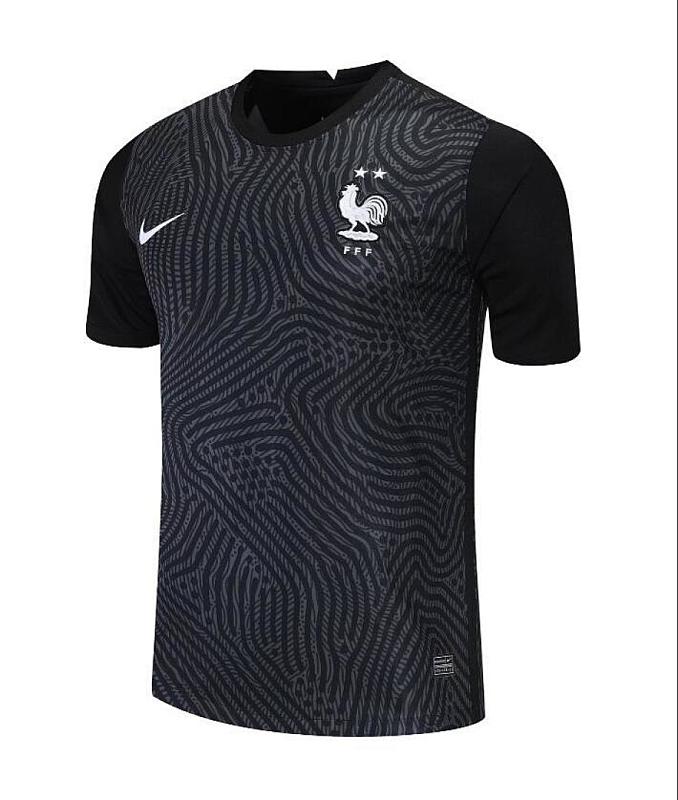 Francia France Black Short Sleeve Goalkeeper S-XXL (can be sold separately) 6