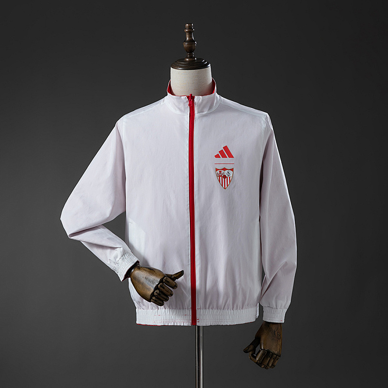 Athletic Bilbao Athletic Bilbao Reversible Jacket Windbreaker - Red & White S-XXL 2
