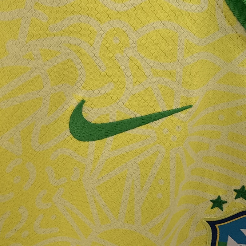 Brasile Brazil Home S-4XL 4
