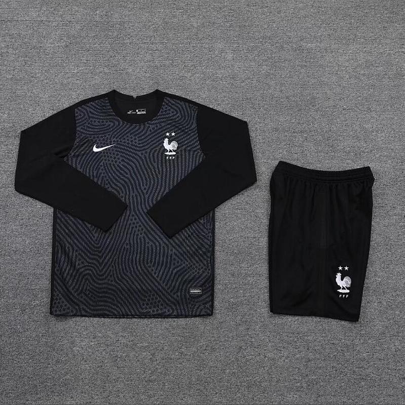 Francia France Black Long Sleeve Goalkeeper S-XXL (can be sold separately) 4