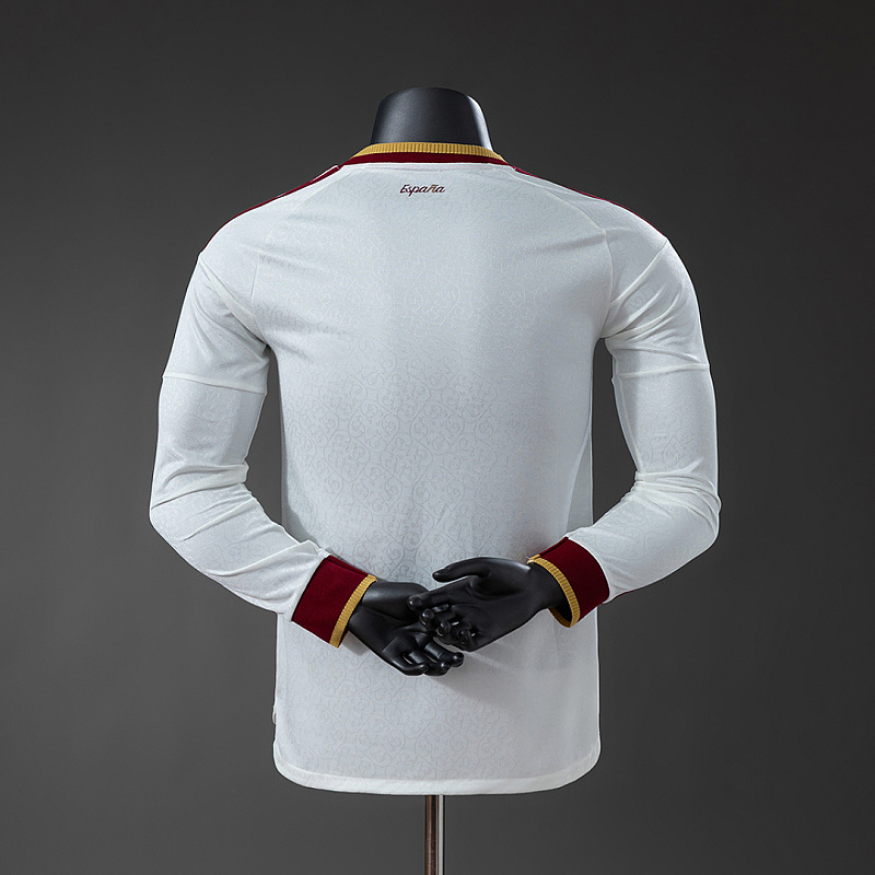 Spagna Spain 2026 Away Player Long Sleeve Jersey S-4XL 2