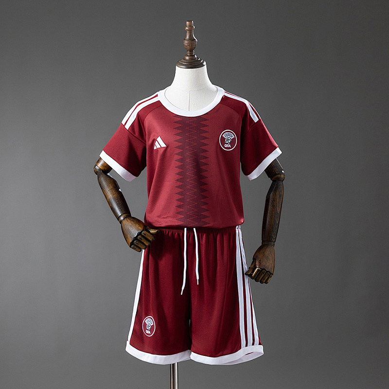Qatar 2026 Qatar 2026 Home Kids kit Jersey SIZE 16-28
