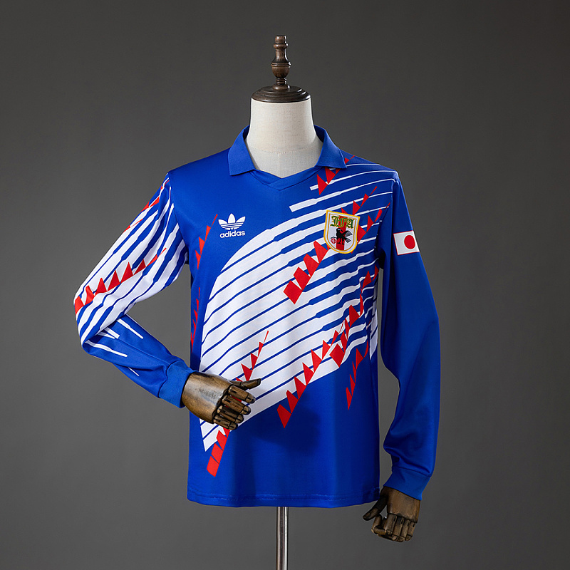 Giappone Japan 1993 Home Retro Long Sleeved Jersey S-XXL