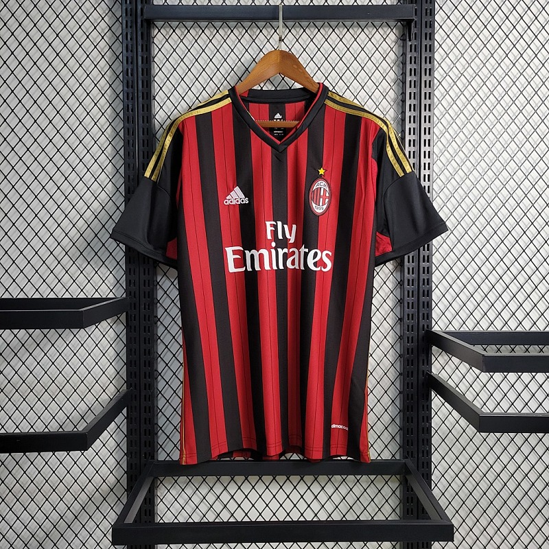 Milan Retro 2013-14 AC Milan Retro Size S-XXL