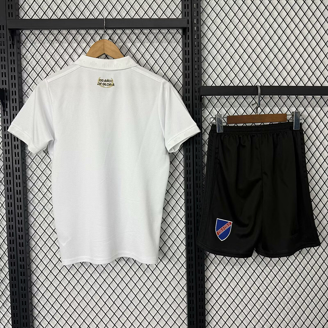 Colo Colo 25/26 Kids Colo Colo 100th Anniversary White size：16-28 2