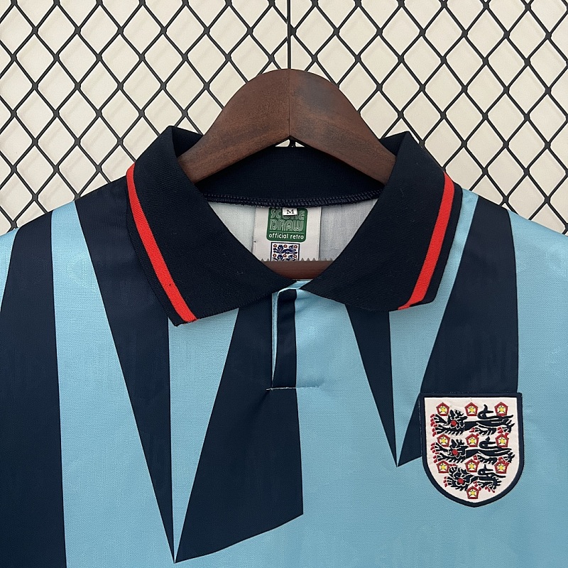 Inghilterra Retro England 1992 Third Away Game S-XXL 3