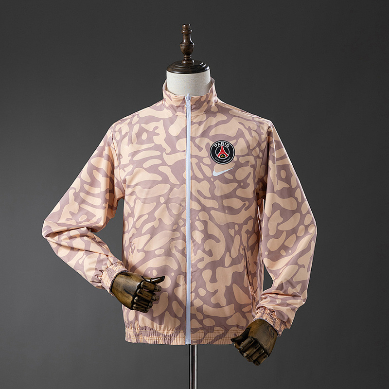 PSG PSG Reversible Jacket Windbreaker - White & Brown S-XXL 4