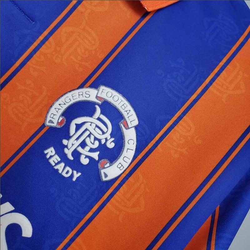 93-94 Rangers Retro 93-94 Rangers Away S-2XL 3