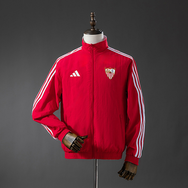 Sevilla Sevilla Reversible Jacket Windbreaker - Red & White S-XXL 3