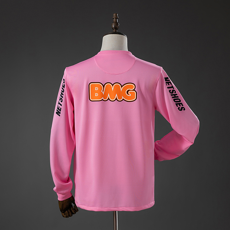 Santos Santos 12/13 Retro Pink Long Sleeve Jersey S-XXL 2