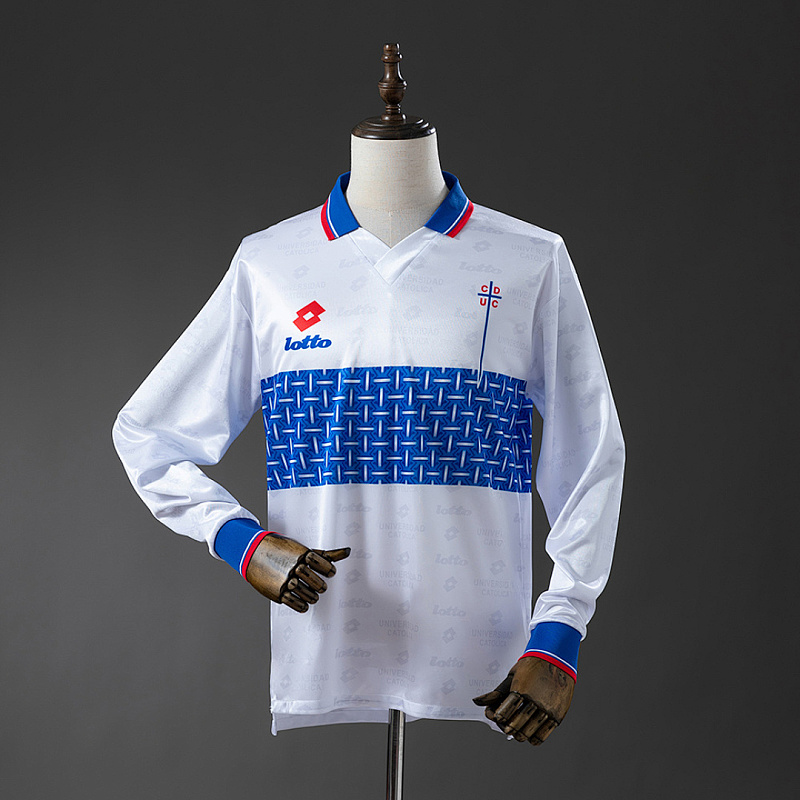 Universidad Catolica Universidad Catolica 1996 Home Retro Jersey Long Sleeve S-XXL