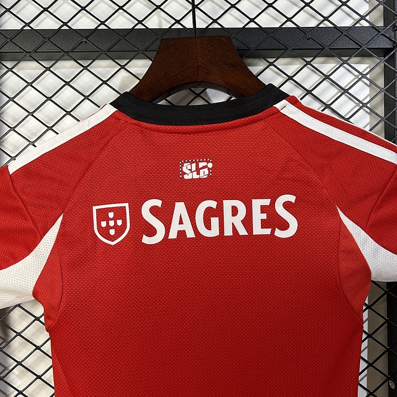 Benfica 25/26 Kids Benfica Home Size: 16-28 8