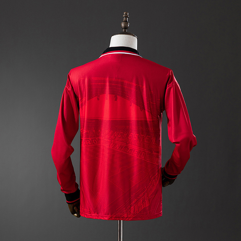 M-U 1994/96 M-U 1994/96 Home Long Sleeve Retro Jersey S-XXL 2