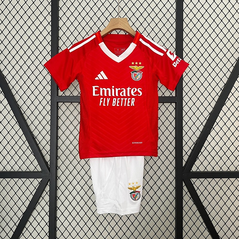 Benfica 24/25 Kids Benfica Home Size: 16-28