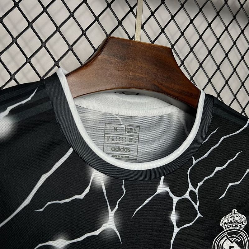Real Madrid Real Madrid 2024/25 Special Edition Black Jersey S-XXL 7