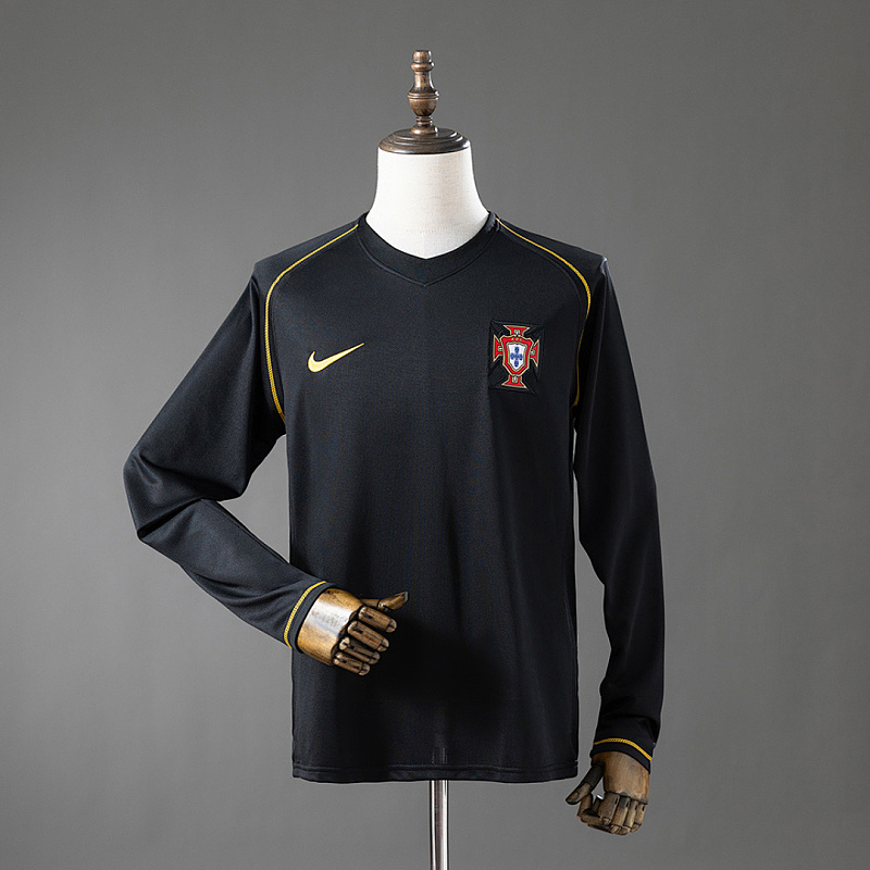 Portogallo Portugal 2006 Away Long-Sleeve Retro Jersey S-XXL