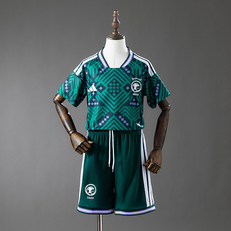 Saudi Arabia Saudi Arabia 2026 Home Kids Kit Jersey SIZE 16-28