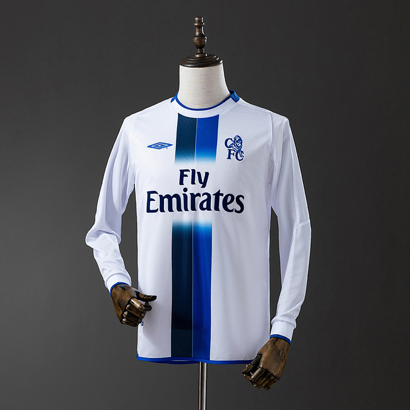 Chelsea Retro long-sleeved 03/05 Chelsea away S-XXL