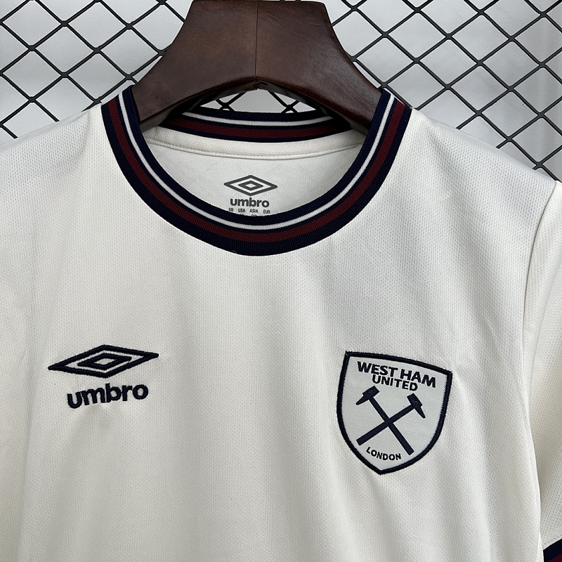 West Ham 25/26 Kids West Ham United away Size: 16-28 7