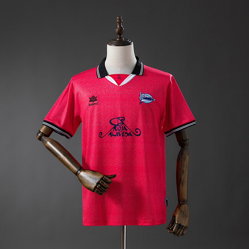 Deportivo Alavés Deportivo Alavés 00/01 UEFA Cup Away Retro Jersey S-XXL