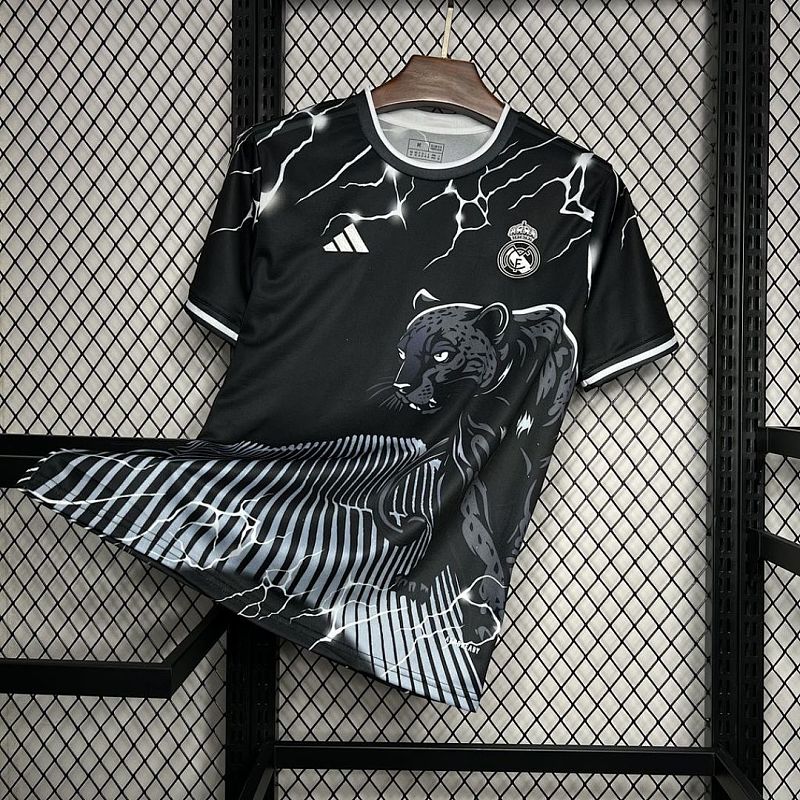 Real Madrid Real Madrid 2024/25 Special Edition Black Jersey S-XXL 2