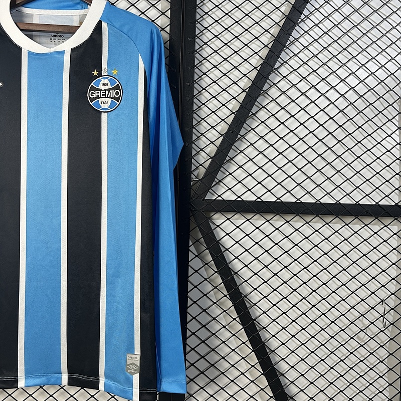 Grêmio 25/26 Long sleeve Gremio Home S-4XL 5