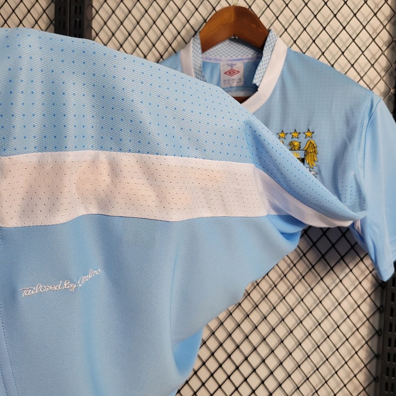Manchester City Retro version 11-12 Manchester City home size S-XXL 9