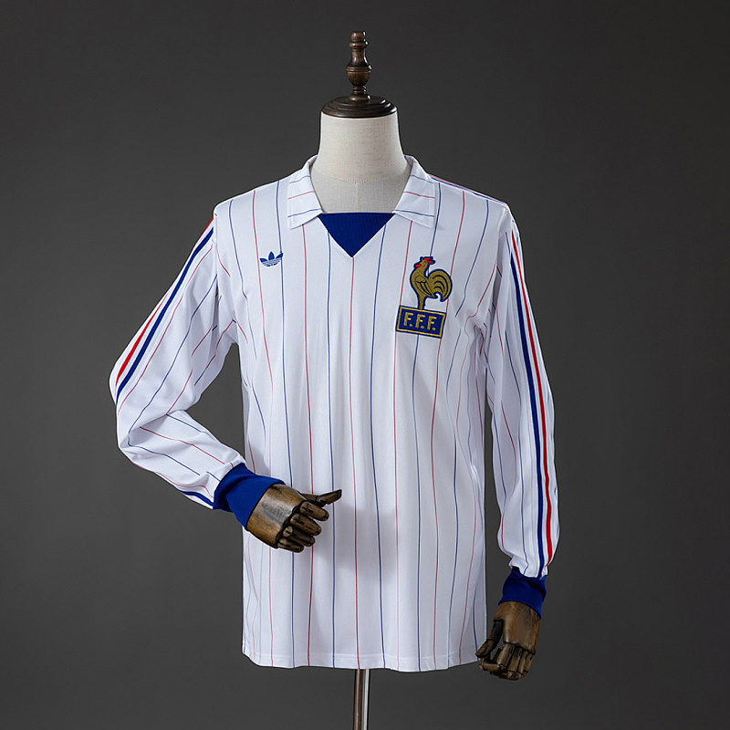 Frence Long-Sleeved Frence 80/82 Away Long-Sleeved Retro Jersey S-XXL