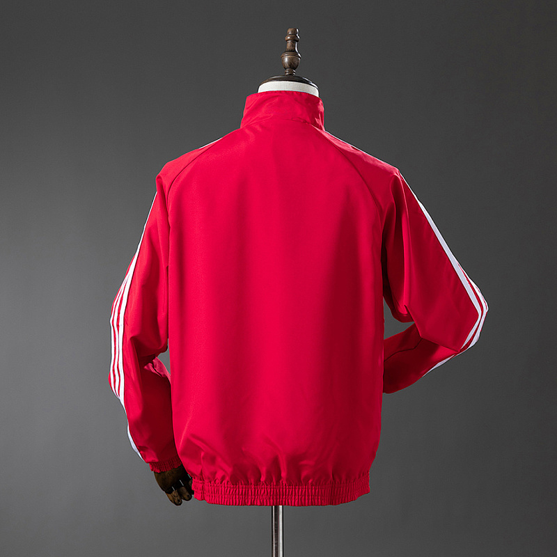 M-U Reversible M-U Reversible Anthem Jacket Windbreaker - Black/Red S-XXL 3