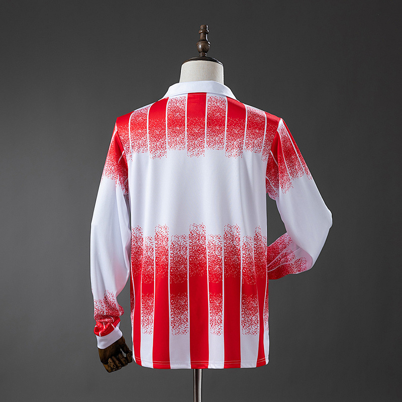 AS Cannes AS Cannes 91/92 Home Long-Sleeve Retro Jersey S-XXL 2