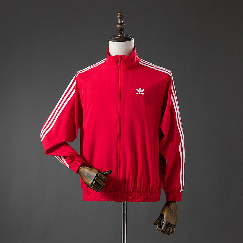 Three stripes Three stripes red Windbreaker S-XXL