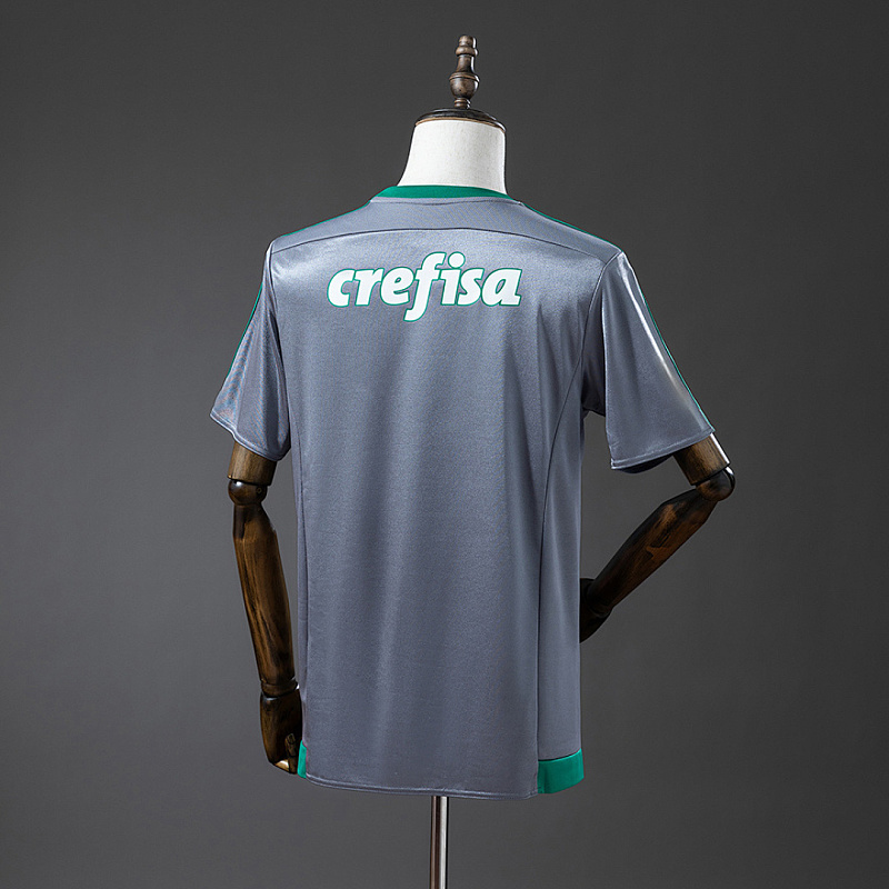 Palmeiras Palmeiras 16/17 Champions Commemorative Edition Silver Retro Jersey S-4XL 2